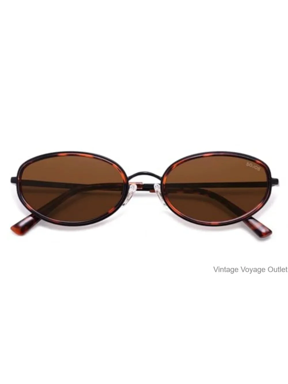 Retro Oval Polarized Sunglasses UV400 Protection